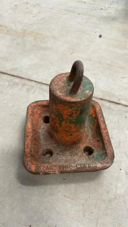 Vintage cast iron boat anchor