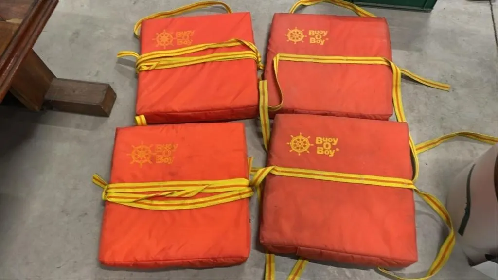 4 Buoy O Boy marine buoyant safety cushions