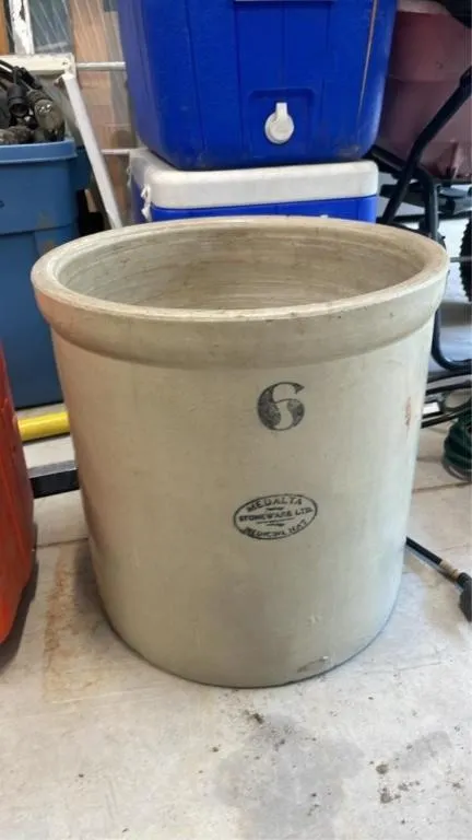 14in tall x 13.5in d crock