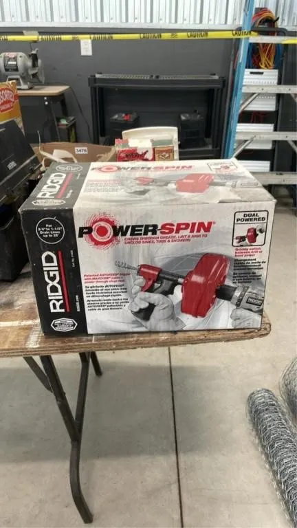 Rigid power pain and drain cleaner