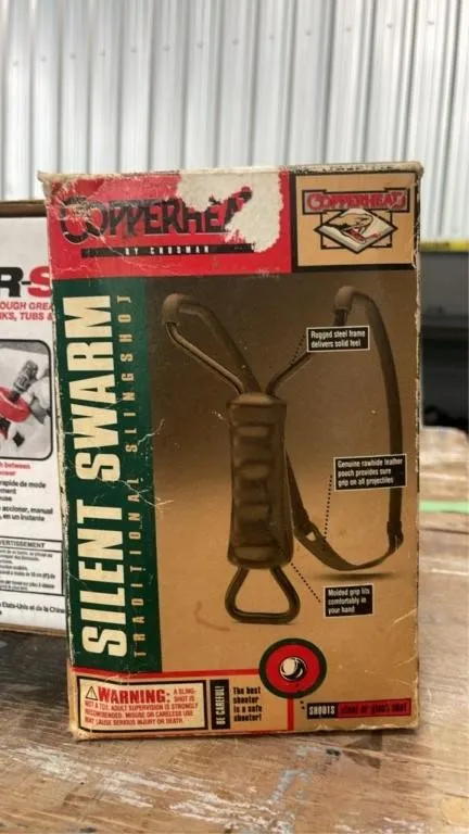 Silent swarm traditional slingshot