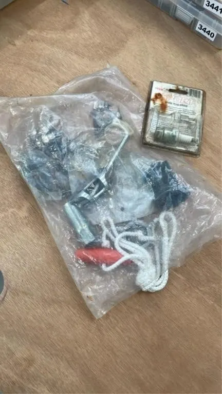 Assorted boat parts