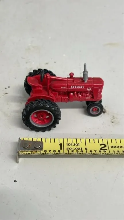 Farmall tractor diecast model - miniature