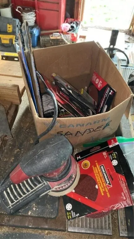 Sander and sanding pads
