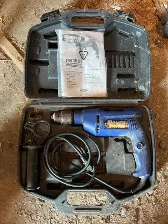 Powersmith 1/2in hammer drill - untested
