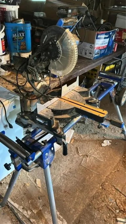 Mitre saw with stand