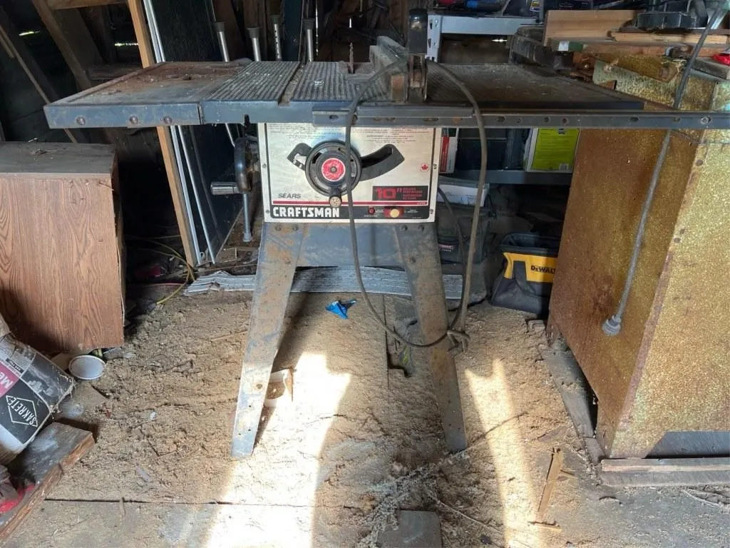 Craftsman 10in table saw - untested as is