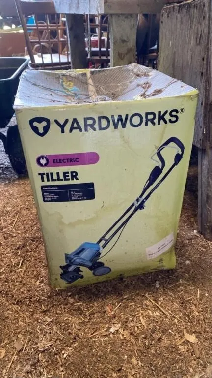 Yard works electric tiller - as is