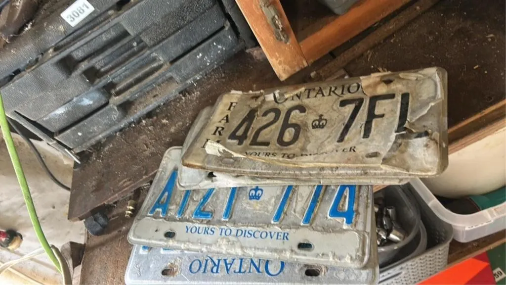 Farm license plates