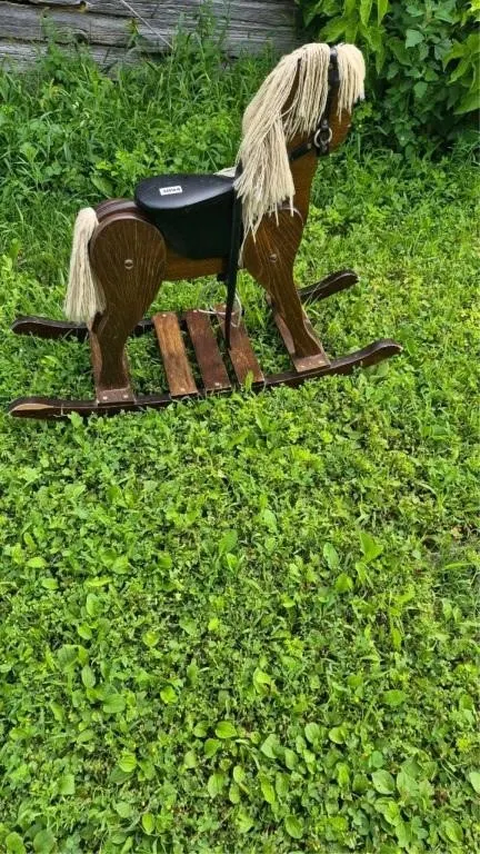 Wood Rocking Horse