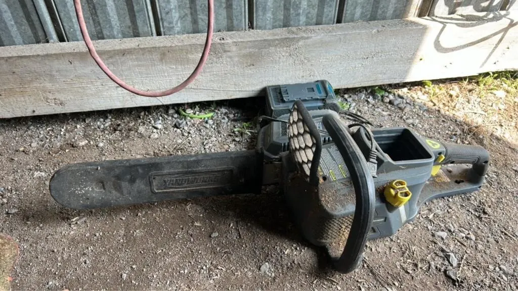 Battery chain saw