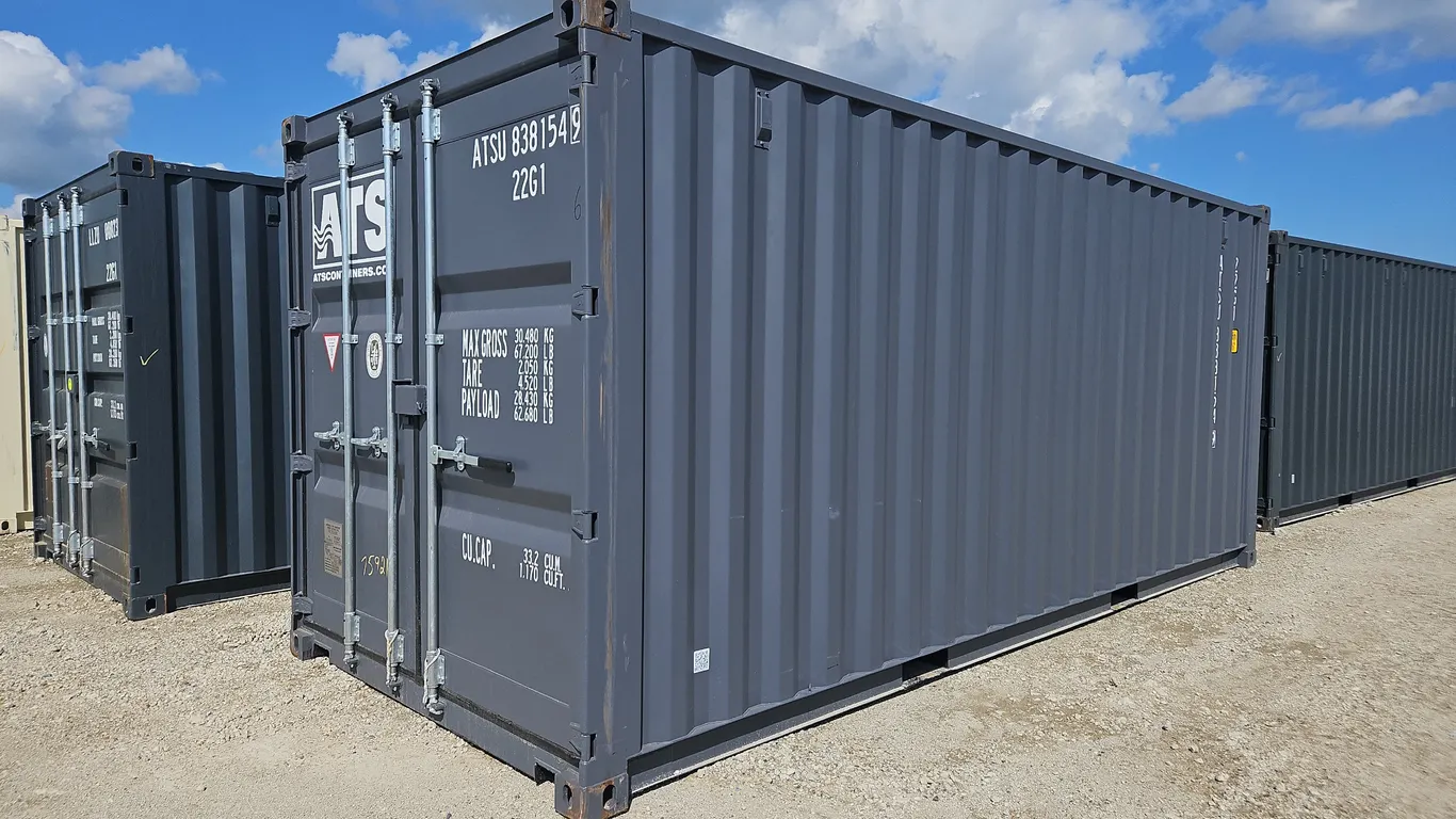 20' 1 Door Single Use Sea Container