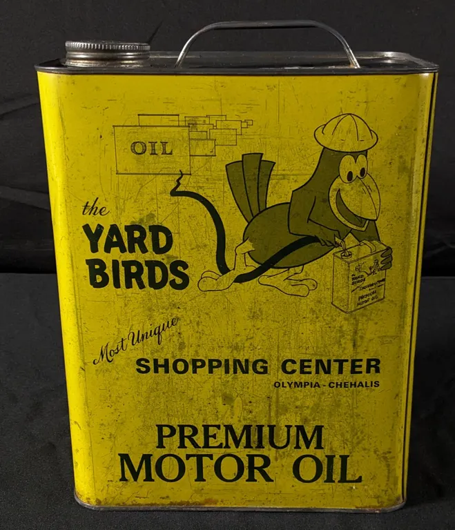 2 GAL CAN THE YARD BIRDS SHOPPING CENTER OLYMPIA & CHEHALIS WASHINGTON