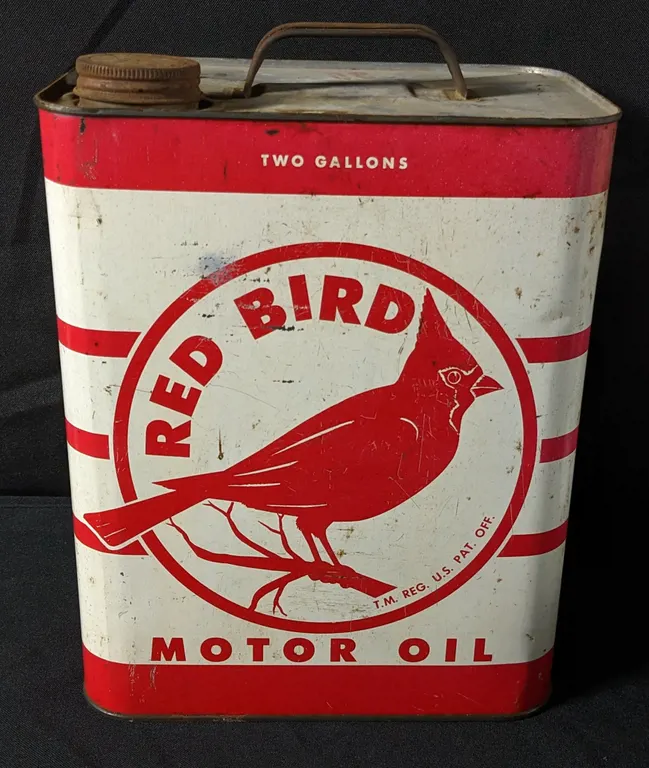 2 GAL CAN RED BIRD MOTOR OIL (CARDINAL)