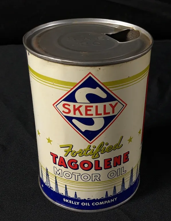 QUART CAN SKELLY FORTIFIED TAGOLENE MOTOR OIL