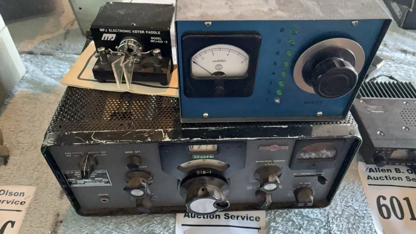 HAM RADIO EQUIPMENT - DISPERSAL FOR CLARENCE YOUNG - SOLD OFFSITE EDBERG, AB