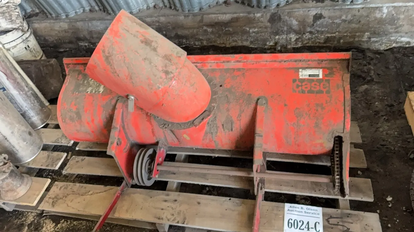 CASE OF J84 SNOWBLOWER ATTACHMENTS -DISPERSAL FOR CLARENCE YOUNG -SOLD OFFSITE EDBERG, AB