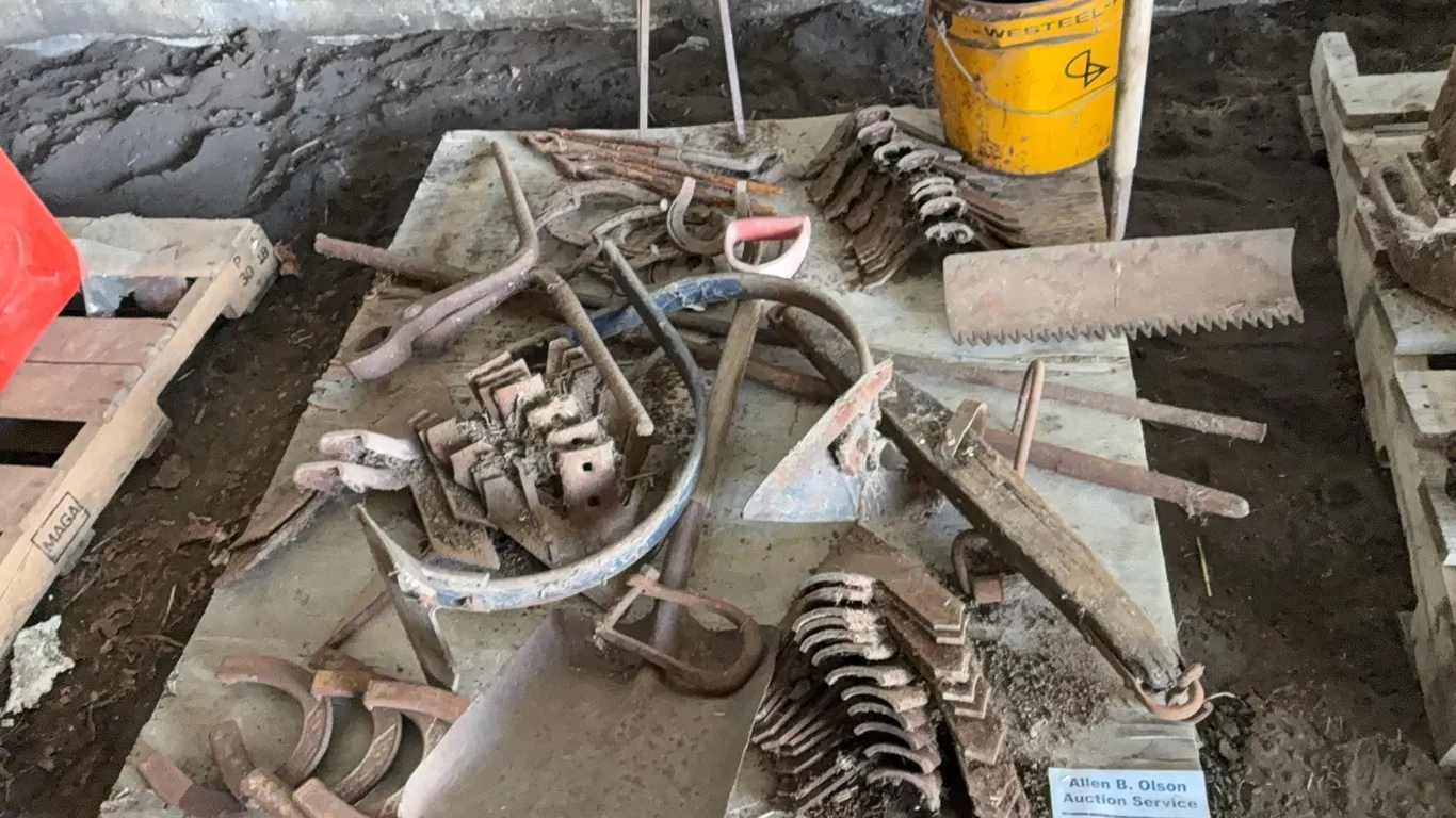 CULTIVATOR SHOVELS & ANTIQUES - DISPERSAL FOR CLARENCE YOUNG - SOLD OFFSITE EDBERG, AB
