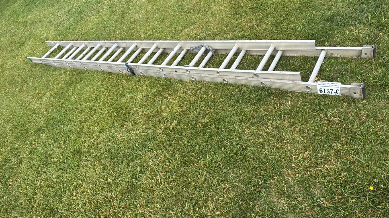 20' ALUMINUM EXTENSION LADDER - DISPERSAL FOR CLARENCE YOUNG - SOLD OFFSITE EDBERG, AB