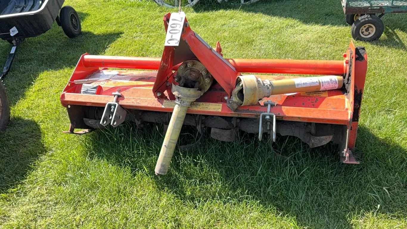 MURATORI MA145 5' 3 PTH ROTOTILLER - s/n 35877 - DISPERSAL FOR CLARENCE YOUNG - SOLD OFFSITE - EDBERG, AB