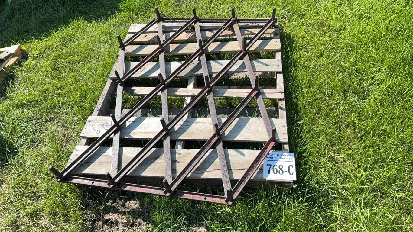1 - DIAMOND TOOTH HARROW SECTION - DISPERSAL FOR CLARENCE YOUNG - SOLD OFFSITE - EDBERG, AB