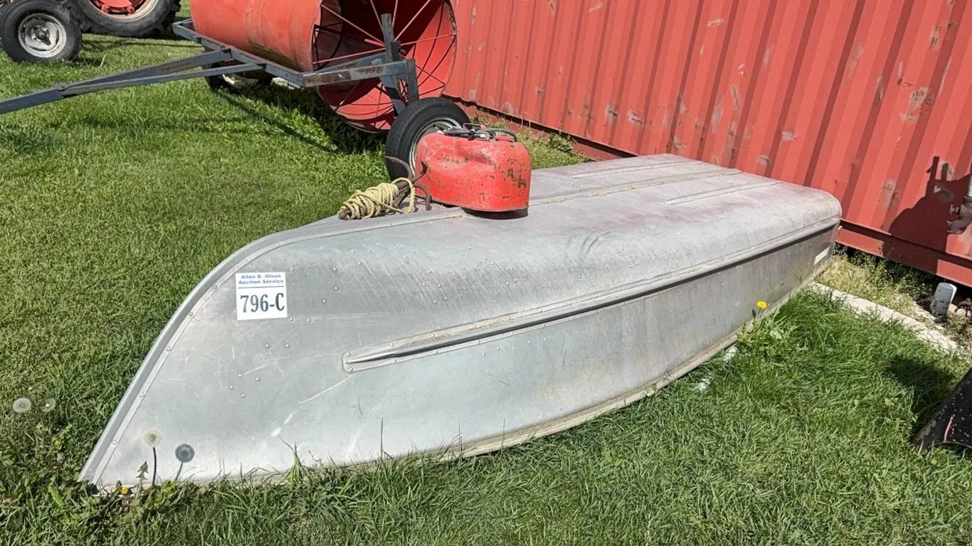 VIKING 14' ALUMINUM BOAT - DISPERSAL FOR CLARENCE YOUNG - SOLD OFFSITE - EDBERG, AB