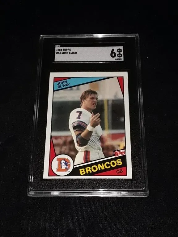 1984 Topps John Elway SGC 6