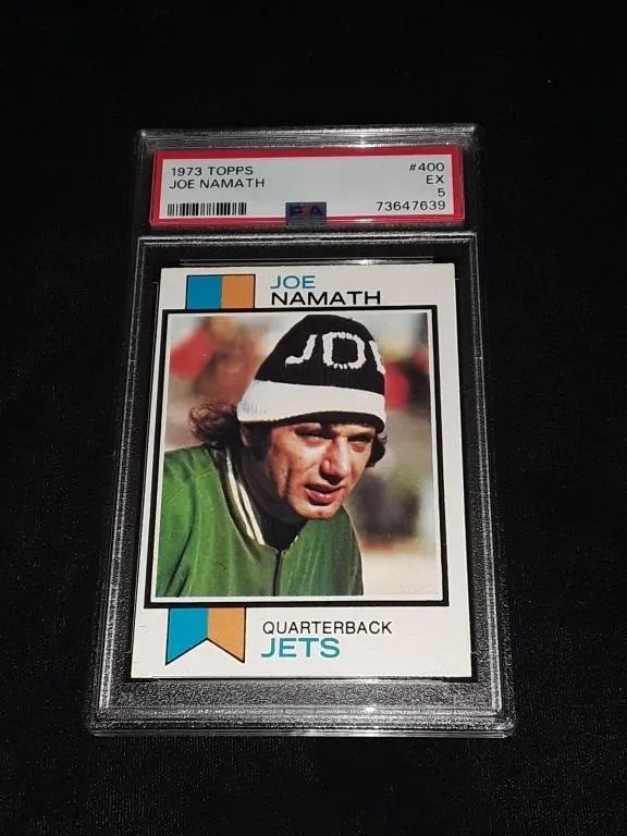 1973 Topps Joe Namath PSA 5