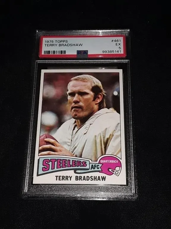 1976 Topps Terry Bradshaw PSA 5