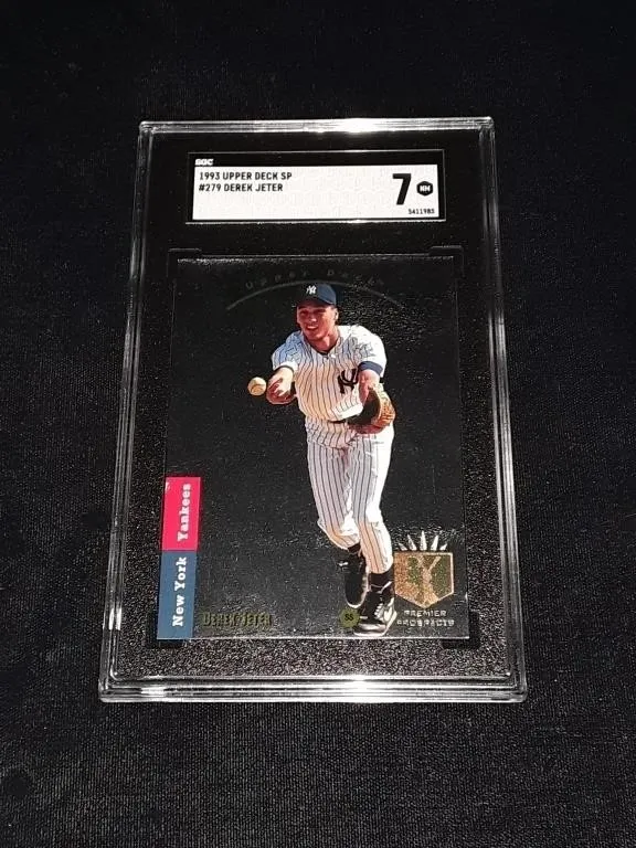1993 Upper Deck SP Derek Jeter SGC 7