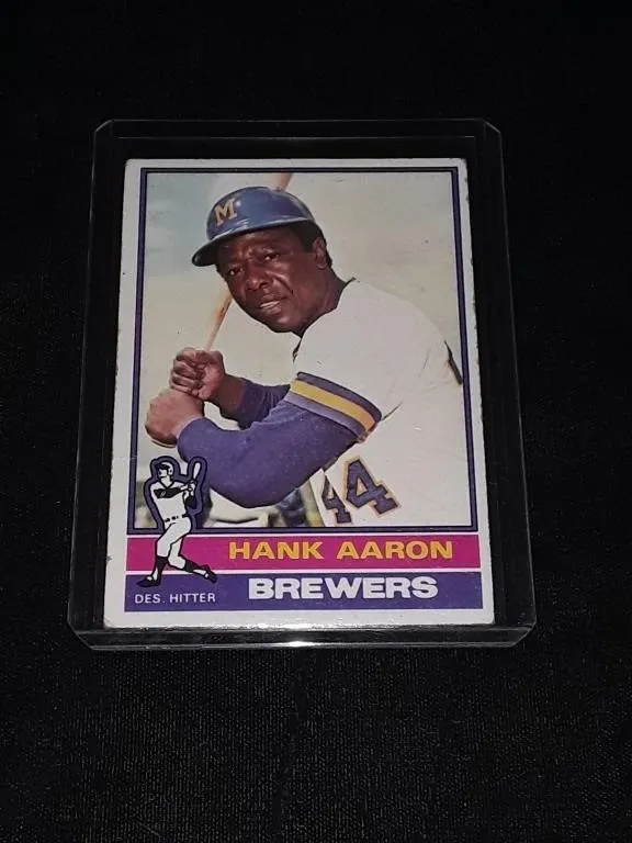 1976 Topps Hank Aaron (Last Card)