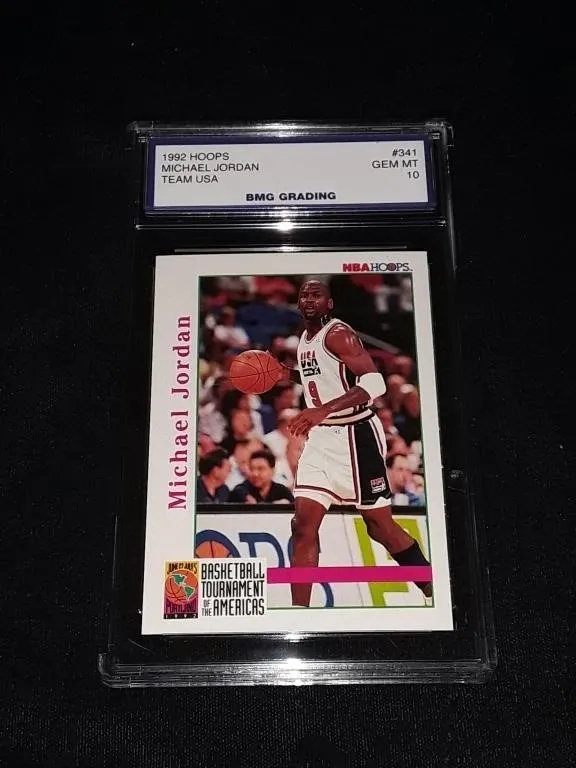 Michael Jordan 1992 Hoops #341 GEM MT 10