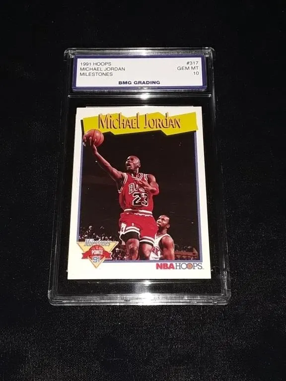 Michael Jordan 1991 Hoops #317 GEM MT 10