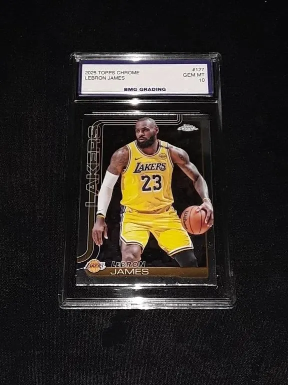 Lebron James 2025 Topps Chrome GEM MT 10