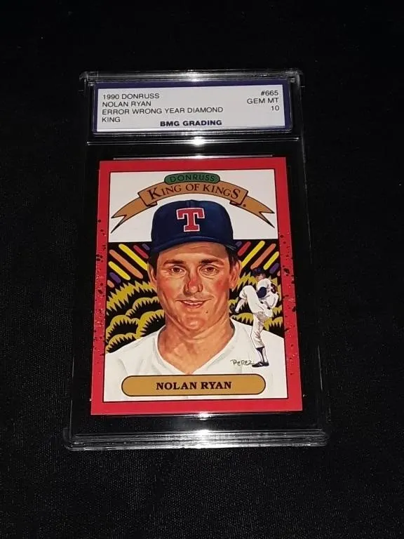 Nolan Ryan 1990 Donruss Error GEM MT 10