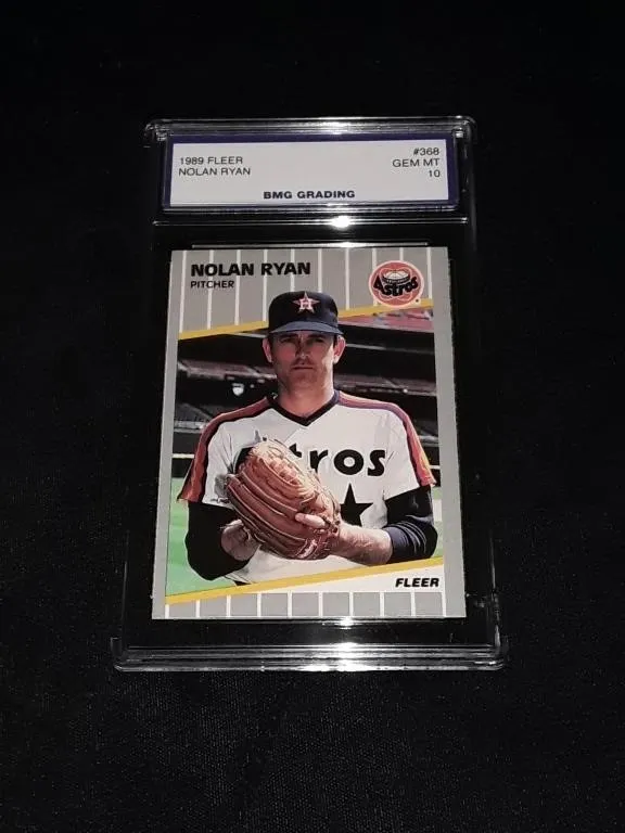 Nolan Ryan 1989 Fleer GEM MT 10