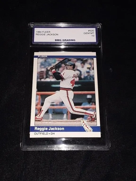 1984 Fleer Reggie Jackson GEM MT 10