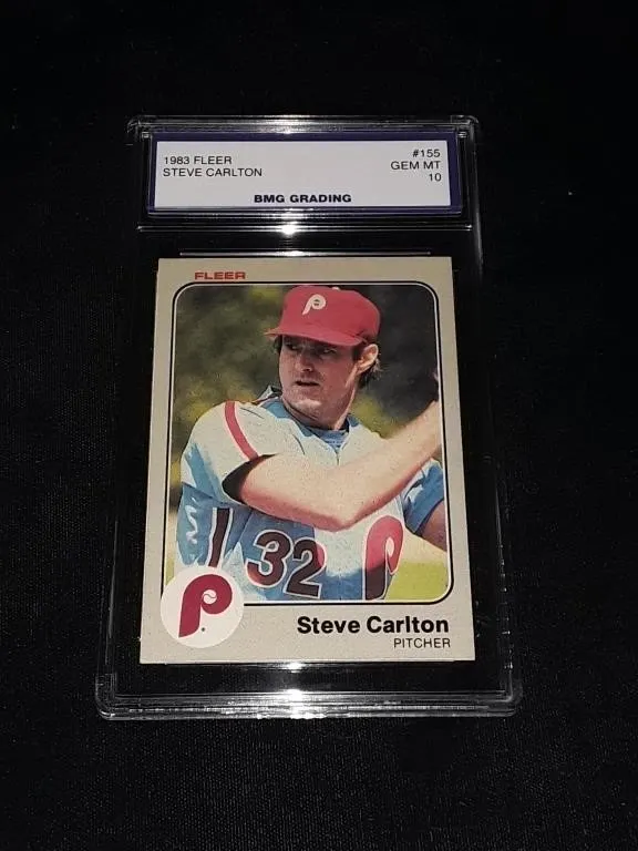 1983 Fleer Steve Carlton GEM MT 10