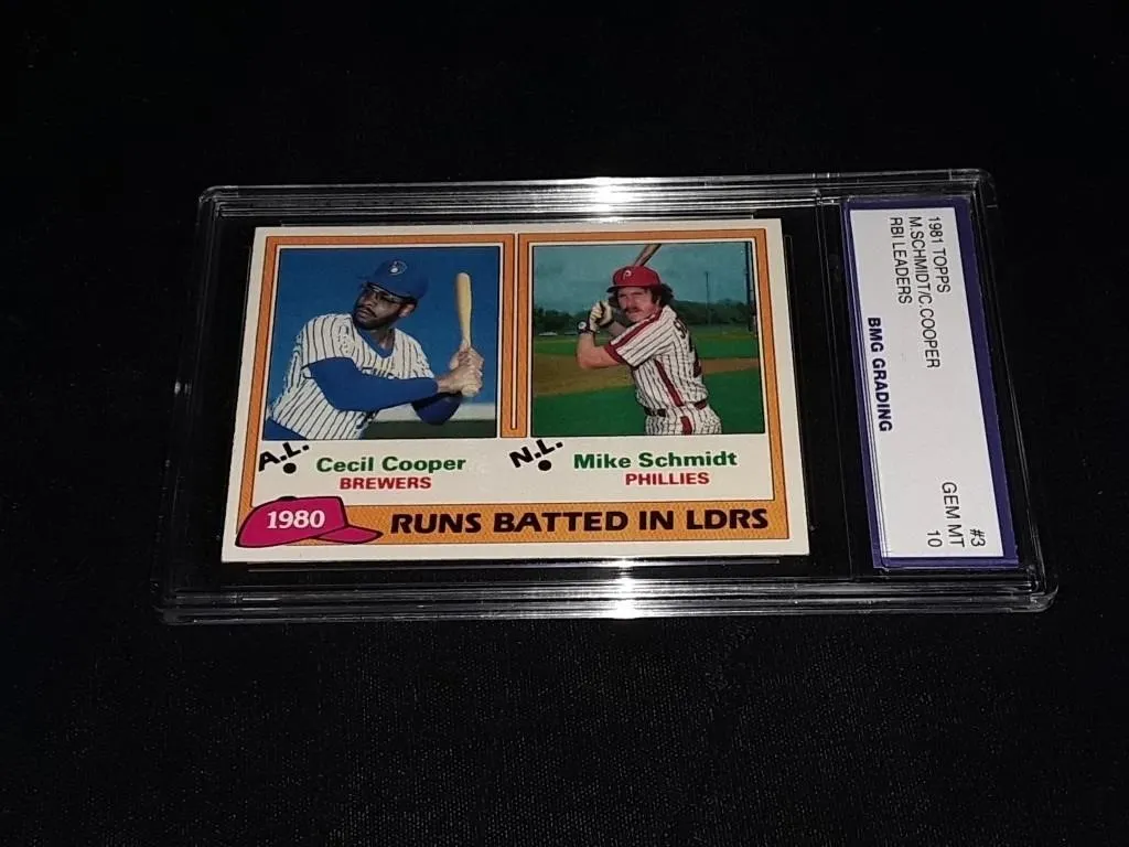 1981 Topps Shcmidt/Cooper GEM MT 10