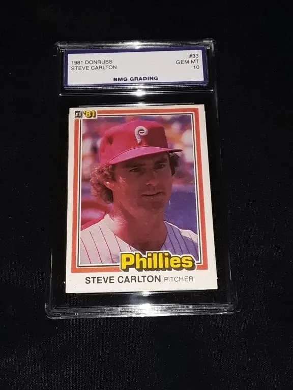 1981 Donruss Steve Carlton GEM MT 10