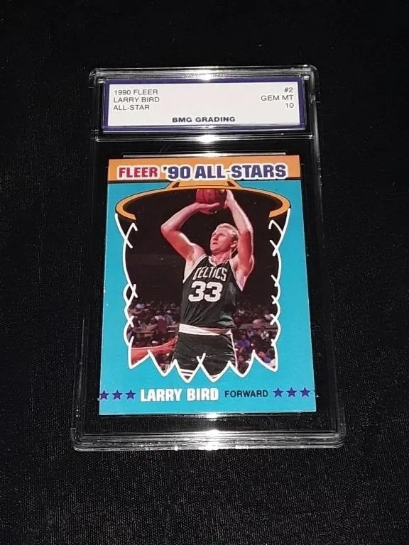 1990 Fleer Larry Bird GEM T 10