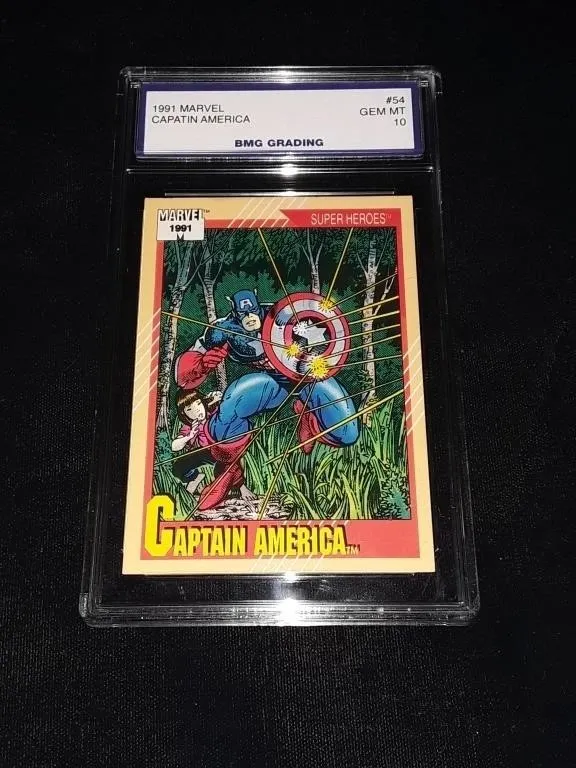 1991 Marvel Captain America GEM MT 10