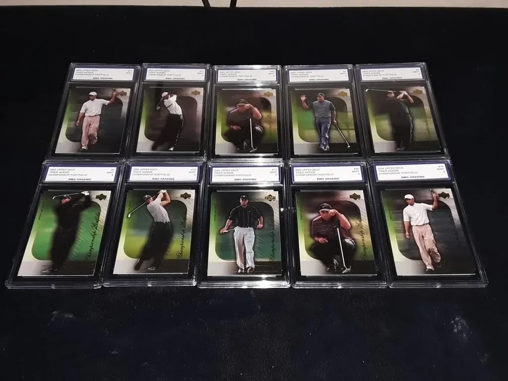 Tiger Woods 10 Card Lot