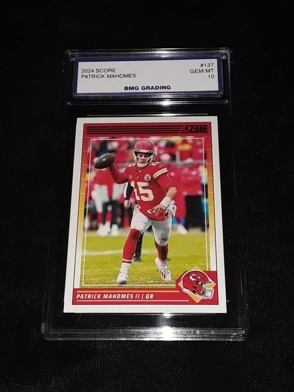 Patick Mahomes 2024 Score GEM MT 10