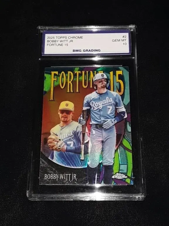 Bobby Witt Jr 2025 Topps Chrome GEM MT 10