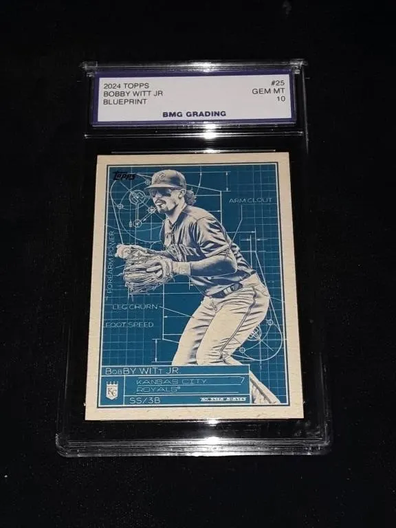 Bobby Witt Jr 2024 Topps Blueprint GEM MT 10