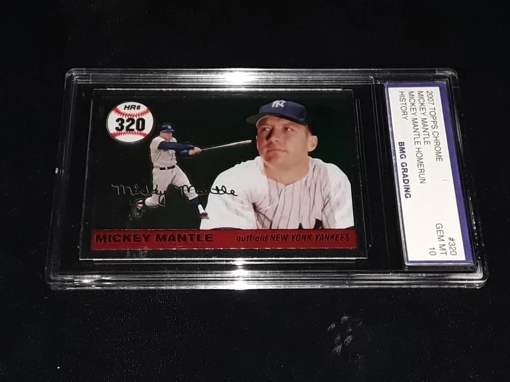 Mickey Mantle 2007 Topps Chrome GEM MT 10