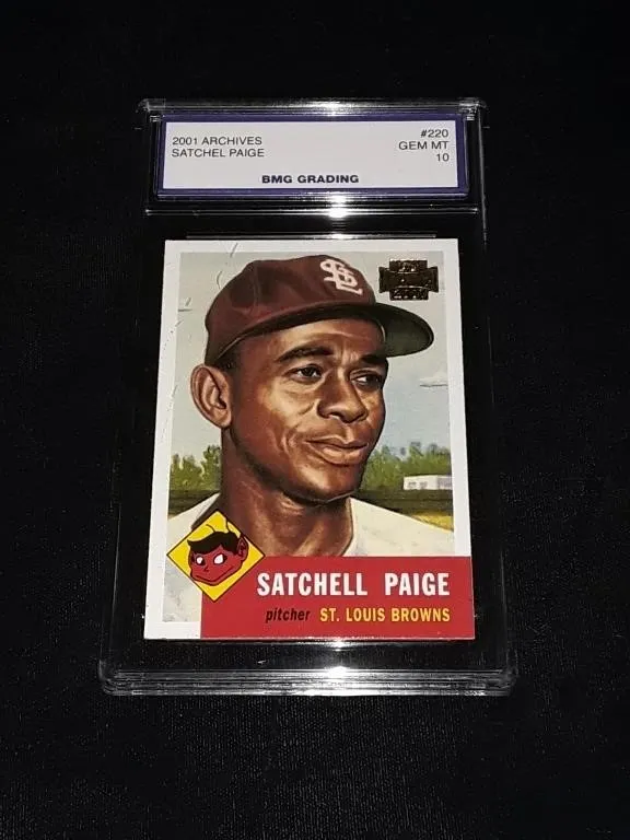 Satchel Paige 2001 Archives GEM MT 10