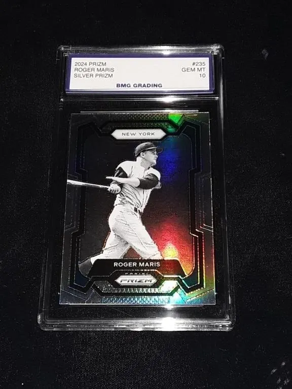 Roger Maris 2024 Silver Prizm GEM MT 10