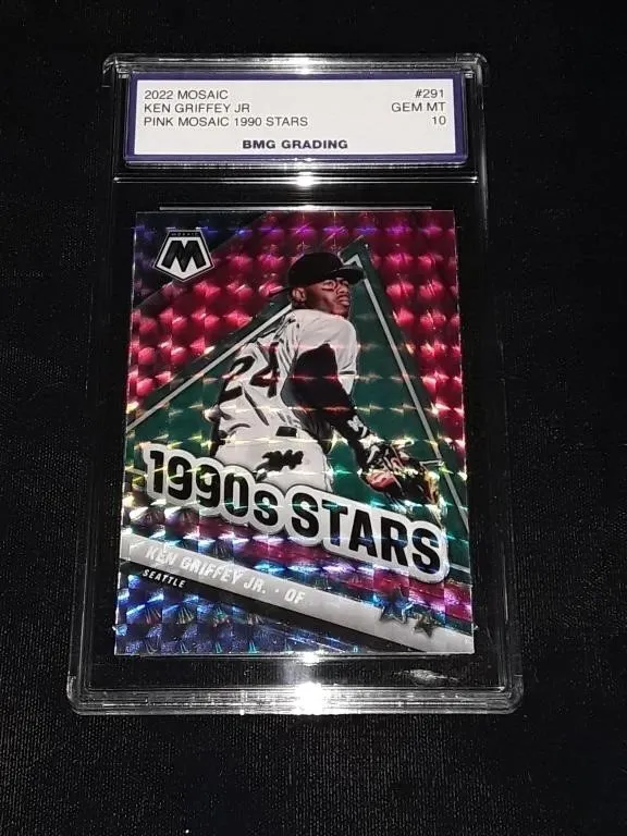 Ken Griffey Jr 2022 Pink Mosaic GEM MT 10